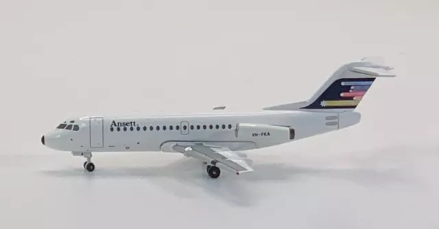 Aeroclassics Ansett Australia F.28-1000  VH-FKA  1:400