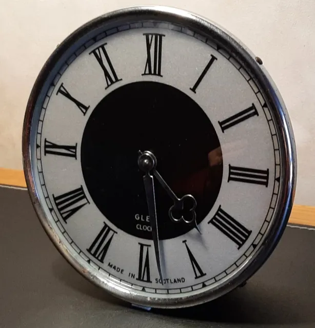 Orologio da tavolo Glen clock made in Scotland usato funzionante restaurato