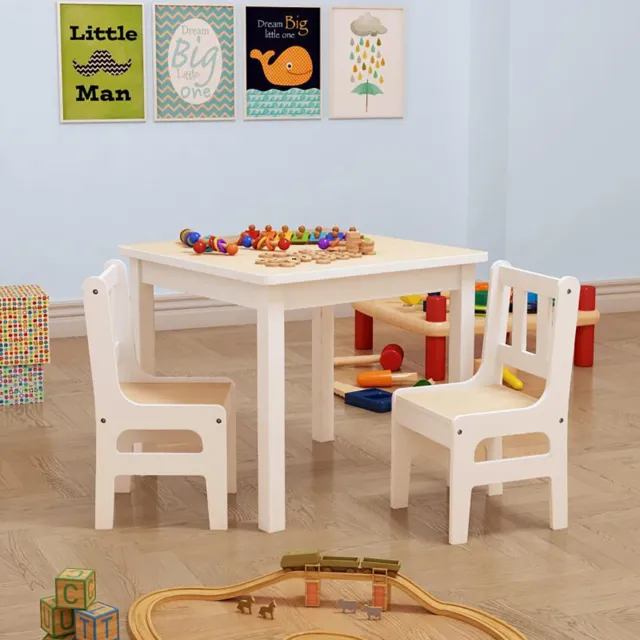 ENSEMBLE TABLE ET chaises en bois pour enfants HYGRAD pour jeux polyvalents  apprendre à manger Royaume-Uni EUR 83,90 - PicClick FR