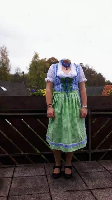 Dirndl Trachtenkleid Balkonett Kleid Trachtenkleid Dirndel Tracht Gr. 44