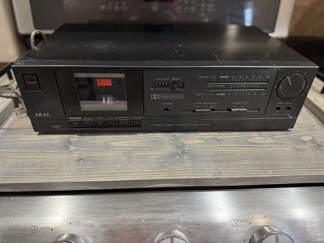 Platine Cassette Akai HX-A1 – Argent, Hi-Fi, Prise Casque, état Technique Exemplaire