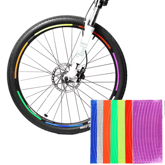 Bicycle Safety Reflective Wheel Rim Stickers | Bike Accessories | AUSSIE STOCK