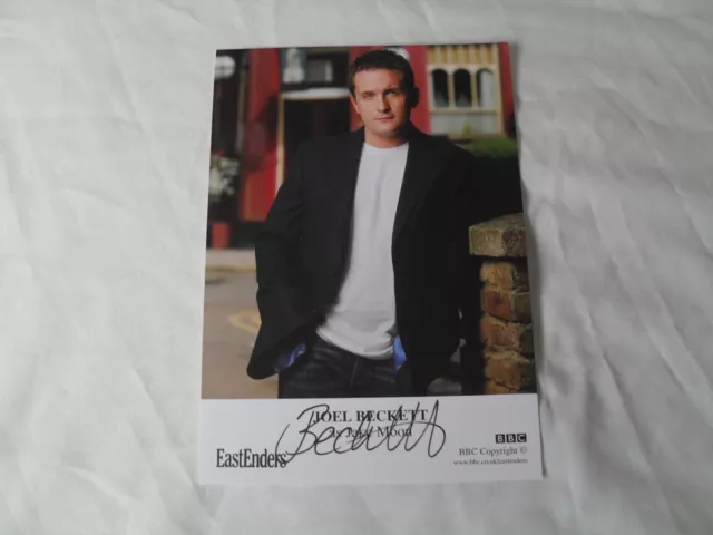 JOEL BECKETT - Autographed cast card signed by Joel EASTENDERS, THE OFFICE