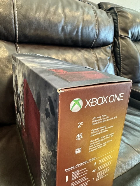 Xbox One S 2000Go - Rouge - Edition limitée Gears of War 4