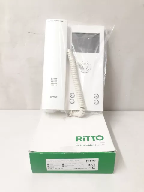 Ritto Video-Hausstation Color WHITE  RGE1786770 Indoor video station couleur