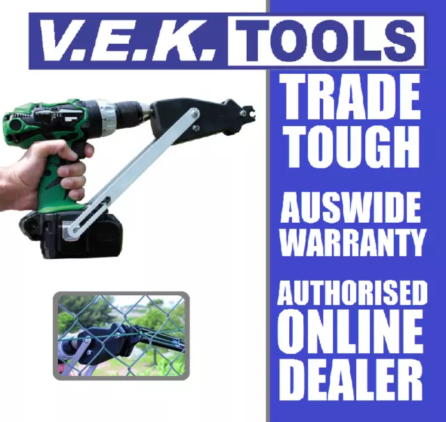 EDMA CORDLESS DRILL Fencing Hog Ring Plier Gun Attachment Fence