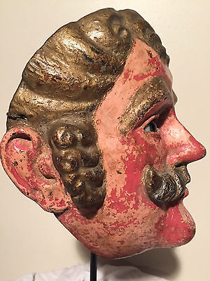 Antique, ca1890-1910, Ethnographic, Wooden Mask Guatemala (Guatemalan) 4