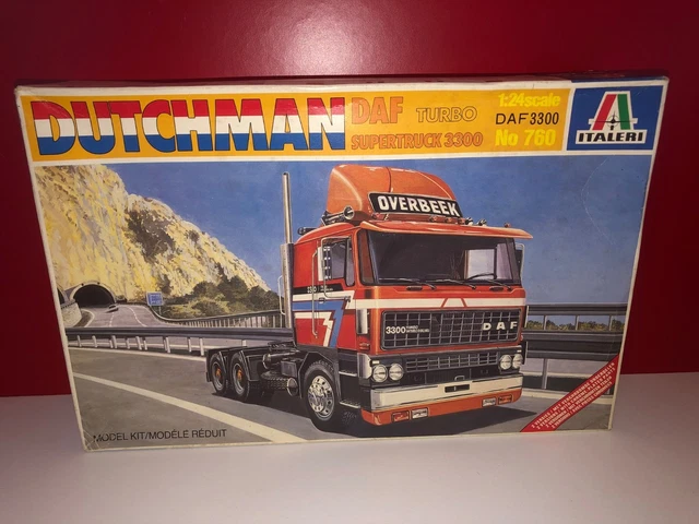 Italeri - Maquette Camion DAF 95 Master Truck - Échelle 1/24 - Neuf Sous Blister