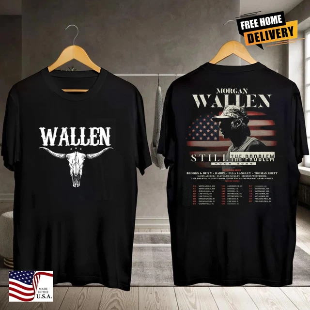 MORGAN WALLEN STILL The Problem Tour 2026 T Shirt £20.62 - PicClick UK