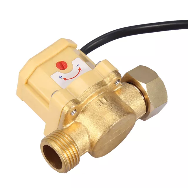 Water Flow Switch 220V G1/2-G1/2 Thread Water Pump Adjustable Flow Sensor