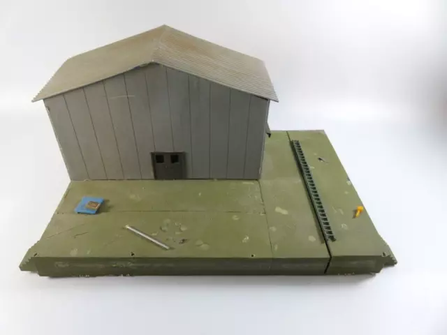 HO Scale Building corrugated metal Roof warehouse- building Kit Made