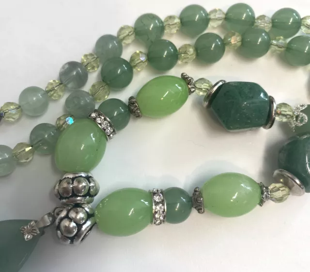 9.188 Vintage magnificent necklace, natural jadeite 3