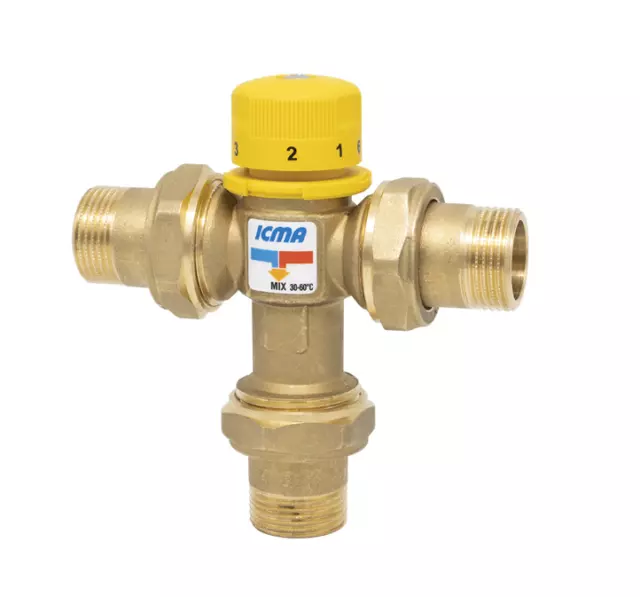 S100 - Miscelatore Termostatico Per Impianti Solari 3/4 ICMA