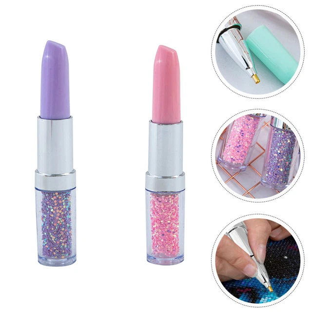 2 Pcs Lippenstiftspitze Plastik Werkzeuge Zum Malen Von Punkten