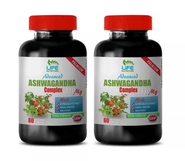 energy metabolism - Ashwagandha Complex 770MG - energy boosting vitamins 2B