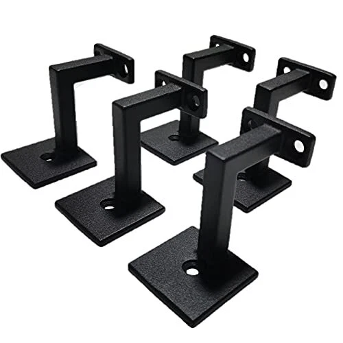 SQUARE HANDRAIL BRACKETS for Staircase Stair Railing Brackets Screws