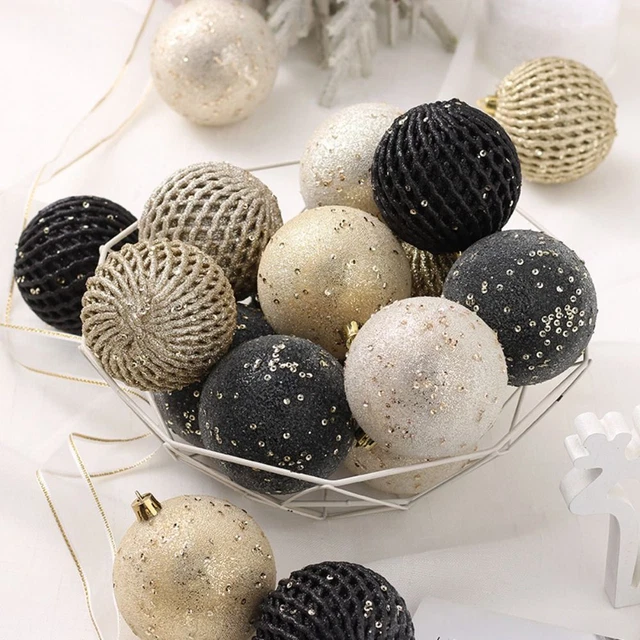 8cm Weihnachts kugel Set Plastik Weihnachts baum  Vorräte für die Szene