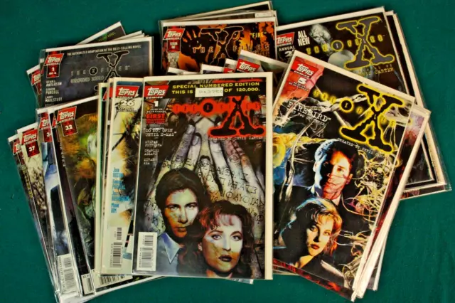 X-Files (Topps Comics) Lot/Run of 48 - Afterflight - Ground Zero - Digest - NM