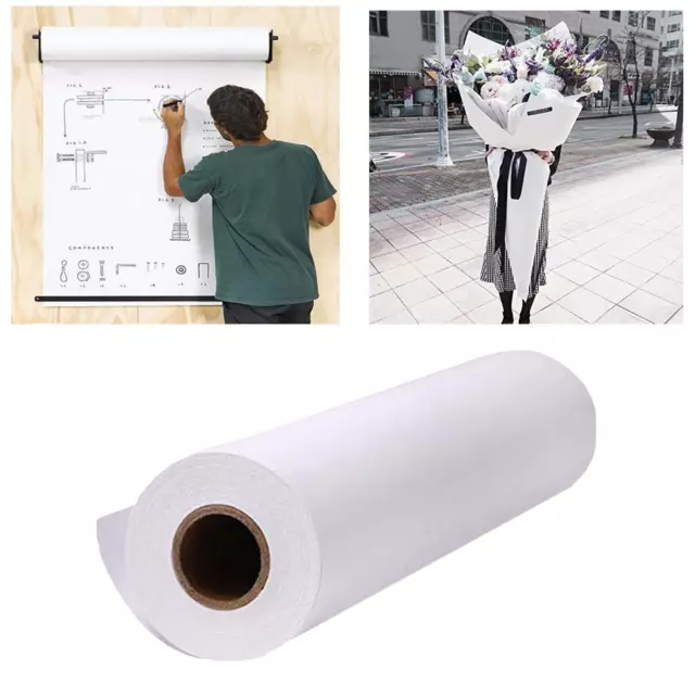 Paper Roll Drawing 10/20/30m Finger Creation Painting White Kids Easel Craft Art