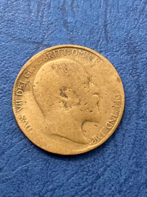 1904 king edward vii half penny