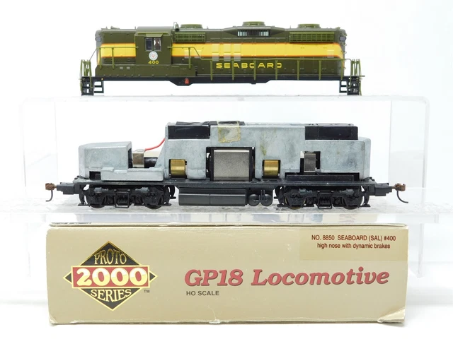 HO Scale Proto 2000 #8850 SAL Seaboard Air Line GP18 Diesel #400 - BAD GEARS