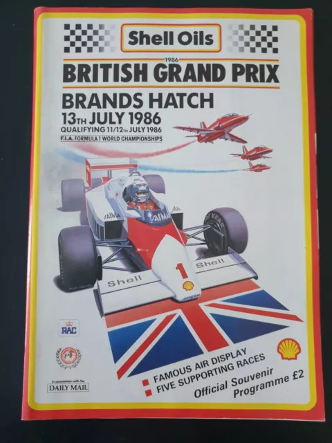 BRITISH GRAND PRIX  PROGRAMMES 1986 (Brands Hatch) + 1988 (Silverstone) + extras