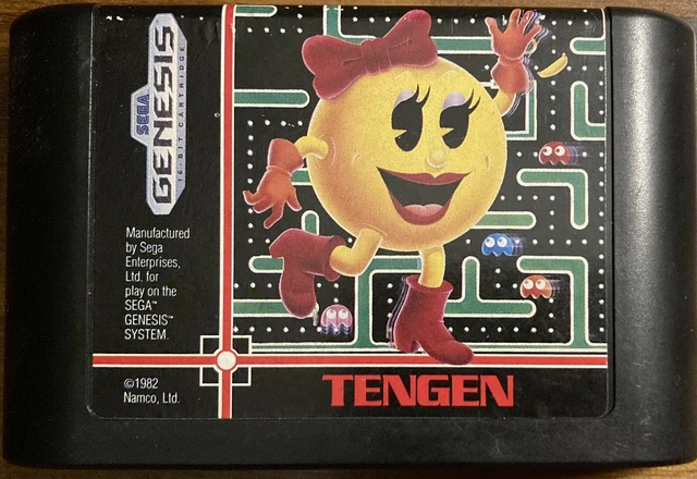 MS. PAC-MAN (SEGA Genesis 1991) Tengen Cartridge Only $12.95 - PicClick CA