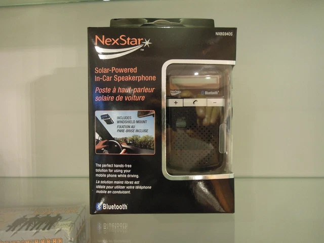 New NexStar Solar-Powered in-Car Speakerphone Hands Free