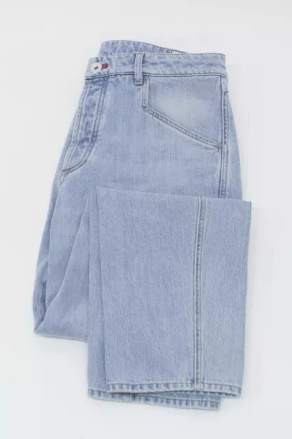 NWT$1095 Brunello Cucinelli Mens Jeans W/Logo Engraved Hardware & Appliqués A232