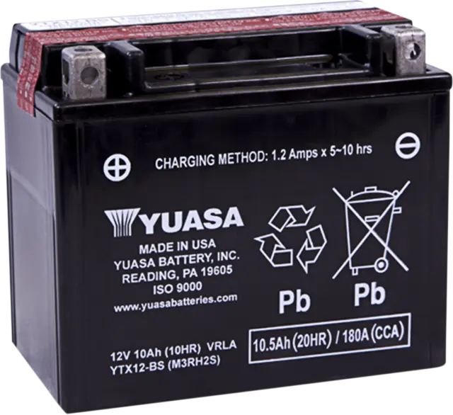 Yuasa Ytx12-Bs(Cp) Batteria Agm Senza Manutenzione Piaggio Carnaby 125 2008