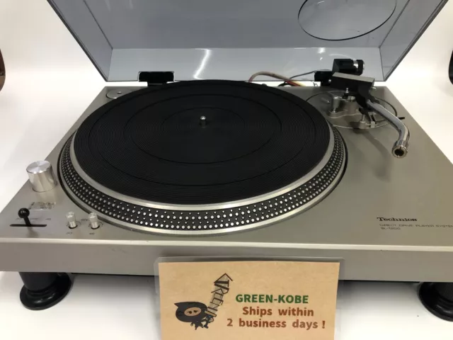 Technics SL-1200 Direct Drive Turntable Record Player Audio Operation Confirmed