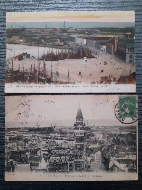 59 Dunkerque Panorama De La Ville Prix Du Beffroi Vue Generale Du Chantier