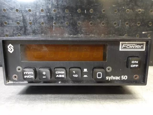 1 Fowler Sylvac D50 Digital Display w/ 2 TESA Probes (1)032.70617 (1)032.10924