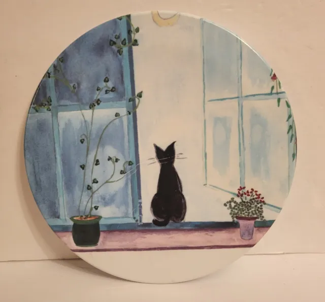Small Plastic Tray for Dresser - Cat in Window by Catherine Piret Made in  Italy