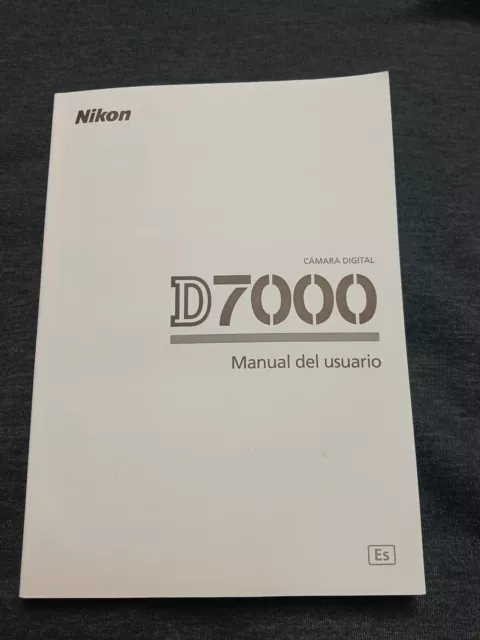 Nikon D7000 Digital Camera Genuine User's Manual / Instruction Guide In SPANISH