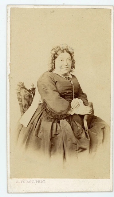 Photo CDV Femme à identifier George Sand ? vers 1860 par