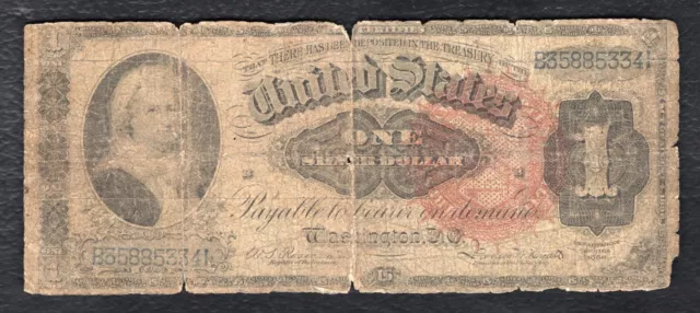 Fr. 217 1886 $1 One Dollar “Martha” Silver Certificate Currency Note