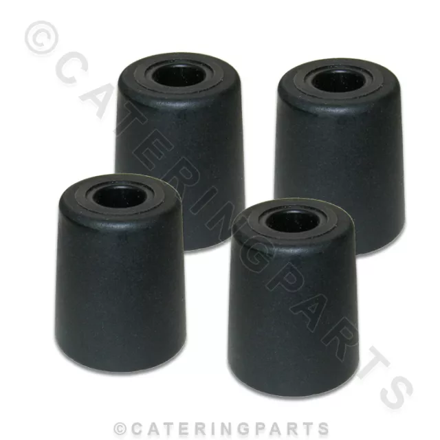 4 x PARRY FOOT PART NUMBER 4.0.066.0087 FEET FOR GRIDDLE /  FRYER / BAINES MARIE