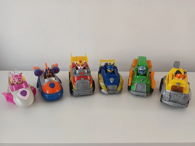 PAW PATROL MIGHTY pups Charged up deluxe vehicles & figures, lights and