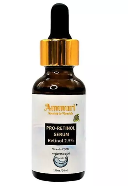 Ammuri Pro Rétinol Serum 2.5% Unleash Votre de la Peau Rayonnement Intense