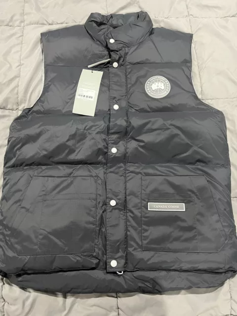 Canada goose freestyle vest graphite white size mens XXL