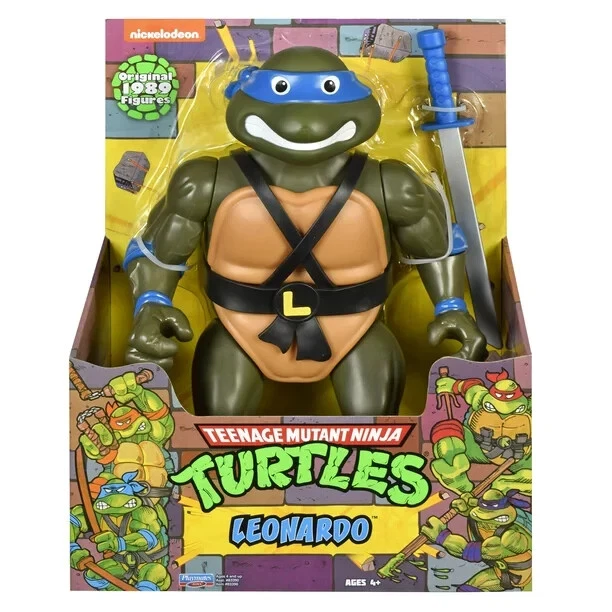 Teenage Mutant Ninja Turtles 12” Original Classic Leonardo Giant Figure
