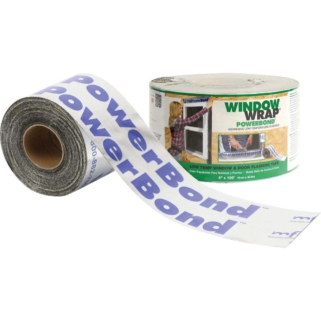 MFM WindowWrap PowerBond 4 pulgadas X 100 pies Envoltura de ventana 44142 MFM