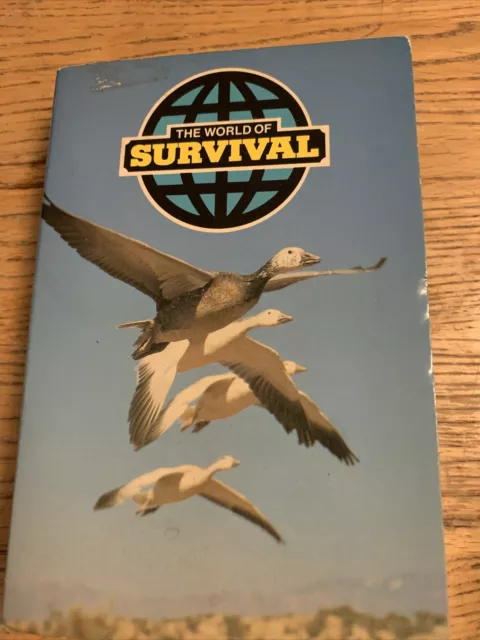 THE WORLD OF SURVIVAL PETER SCOTT 30 SLIDES AND CASSETTE TAPE VINTAGE Free Post