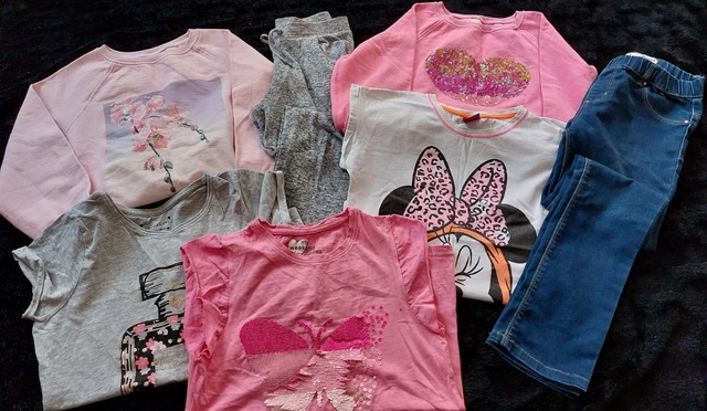 9 to 10 Years Size Girls Clothes Bundle Sweatshirts Tops Jeggings etc