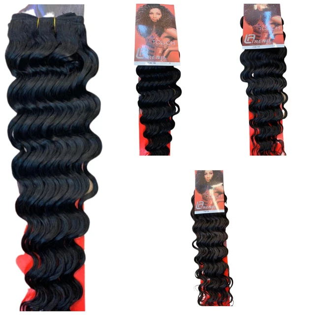 LA TREND Tacto Suave Francés Onda 45.7cm 100% Pelo Natural