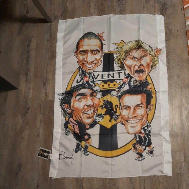 Sport E Viaggi BANDIERA JUVENTUS UFFICIALE CAMPIONE D' ITALIA JUVE 100X140 34 SC - Foto 11