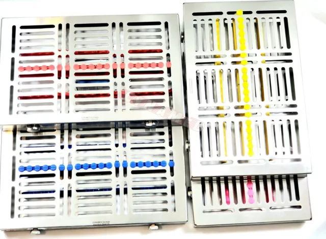 German Dental Sterilization Cassette Tray Box For 20 Instruments Detachable Type 3