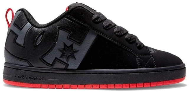 red dc trainers mens uk