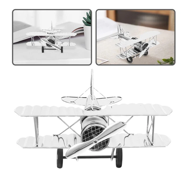 Authentic Models Modèle d'avion Triplane Transparent Décoration de bureau